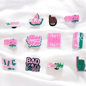 AKA Sorority Croc Charms